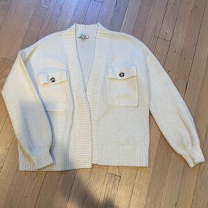 Madewell Cream Knit Cardigan